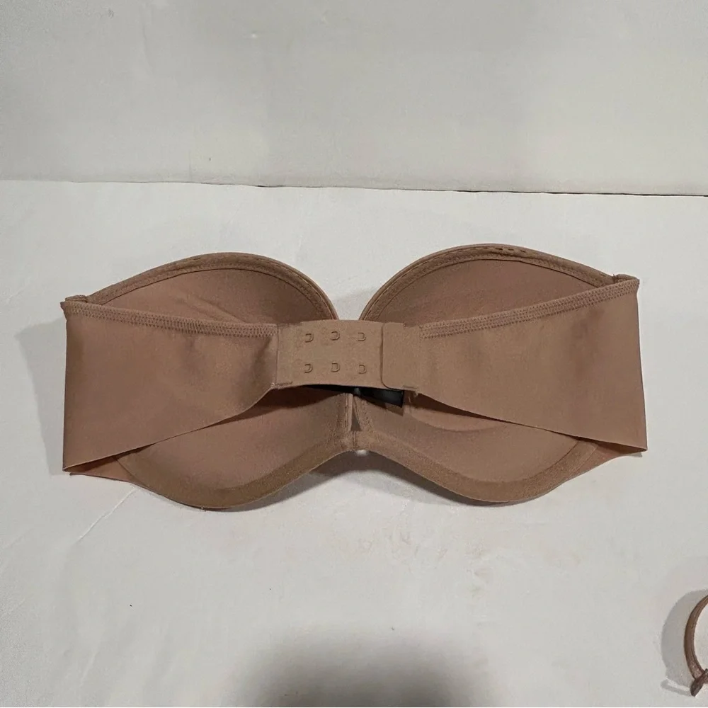 Victoria's Secret Multi-Way Underwire Push Up Strapless Bra 34D Beige - Picture 10 of 11